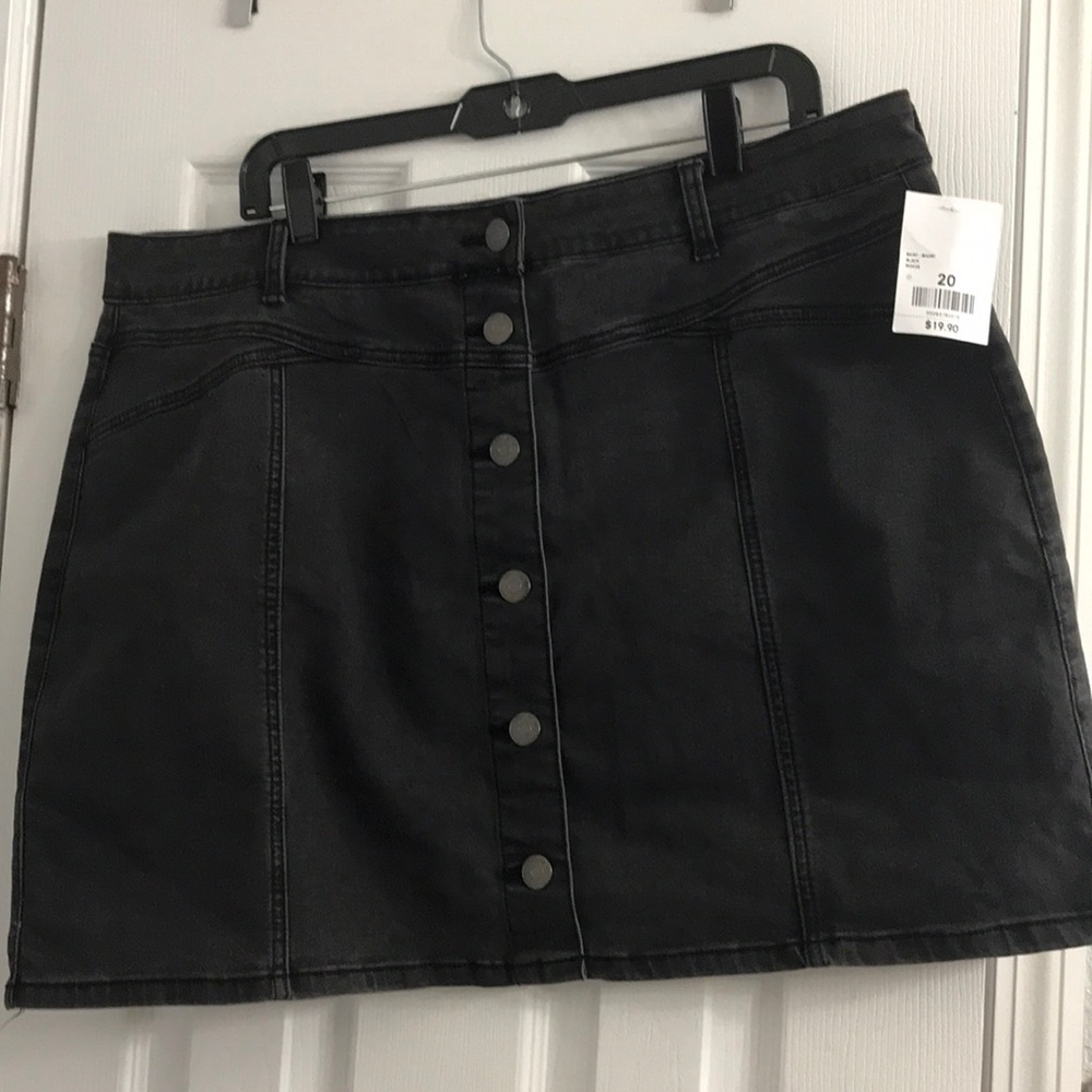 black denim skirt forever21